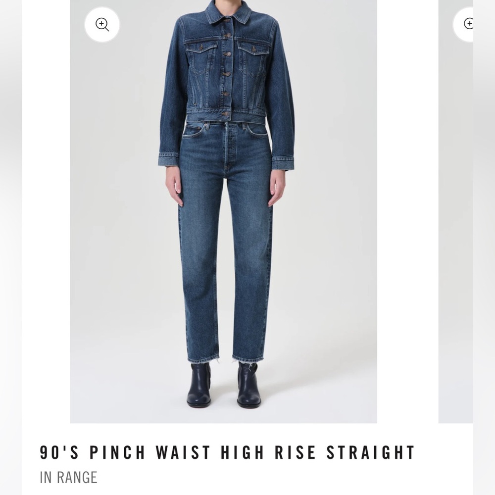 AGOLDE 90s pinch waist - in Range wash